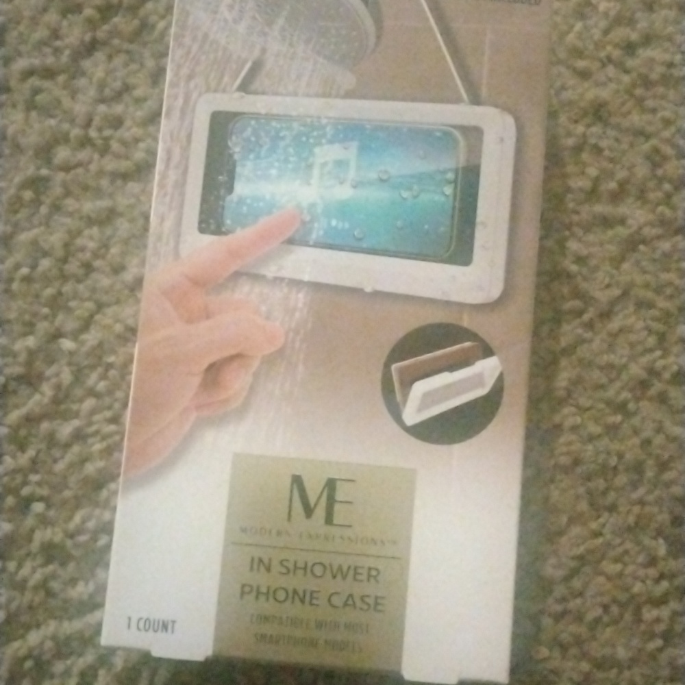 in shower phone case